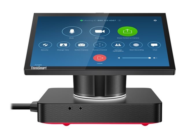 Lenovo ThinkSmart Hub 11H3 - All-in-one - Core i5 8365UE / up to 4.1 GHz - vPro - RAM 16 GB - SSD 256 GB - NVMe - UHD Graphics 620 - Gigabit Ethernet - 802.11a/b/g/n/ac, Bluetooth 5.0 - Win 11 IoT Enterprise GAC - monitor: LED 10.1" 1920 x 1200 (WUXGA) @ 60 Hz touchscreen - raven black, red (bottom cover) - Lenovo TopSeller - with 3 Years Lenovo Premier Support, First Year Maintenance