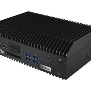 Lenovo ThinkEdge SE70 12AE - USFF - Carmel up to 1.9 GHz - RAM 16 GB - SSD - eMMC 16 GB - eMMC 5.1, SSD 1 TB - Volta - Gigabit Ethernet - Linux for Tegra - monitor: none - black - Lenovo TopSeller