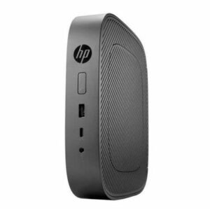 HP t640 - Thin client - SFF - 1 x Ryzen Embedded R1505G / up to 3.3 GHz - RAM 8 GB - flash 64 GB - eMMC - Radeon Vega 3 - Gigabit Ethernet, Bluetooth 5.2 - 802.11a/b/g/n/ac/ax, Bluetooth 5.2 - Win 10 IoT Enterprise 2019 LTSB for Thin Clients 64-bit - monitor: none - keyboard: UK