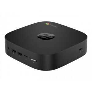 HP Chromebox Enterprise G3 - Mini - 1 x Celeron 5205U up to - RAM 4 GB - flash - eMMC 64 GB - UHD Graphics - Gigabit Ethernet, IEEE 802.11ax (Wi-Fi 6) - Bluetooth 5.0, 802.11a/b/g/n/ac/ax - Chrome OS (with Chrome Enterprise Upgrade) - monitor: none - sparkling black