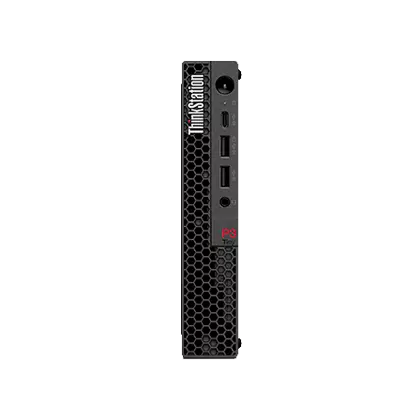 Lenovo ThinkStation P3 30H0 - Tiny - 1 x Core i9 13900T / up to 5.3 GHz - vPro Enterprise - RAM 32 GB - SSD 1 TB - TCG Opal Encryption, NVMe, Performance - T400 - Gigabit Ethernet, IEEE 802.11ax (Wi-Fi 6E) - Bluetooth 5.1, 802.11a/b/g/n/ac/ax (Wi-Fi 6E) - Win 11 Pro - monitor: none - keyboard: UK - black - Lenovo TopSeller - with 1 Year Lenovo Premier Support