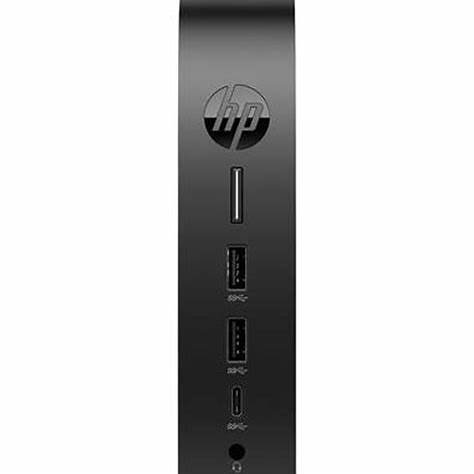 HP Elite t655 - Thin client - SFF - 1 x Ryzen Embedded R2314 / up to 3.5 GHz - RAM 8 GB - flash 32 GB - eMMC - Radeon Graphics - Gigabit Ethernet, Bluetooth 5.2 - 802.11a/b/g/n/ac/ax, Bluetooth 5.2 - HP ThinPro - monitor: none - keyboard: UK