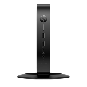HP Pro t550 - Thin client - USFF - 1 x Celeron J6412 / up to 2.6 GHz - RAM 8 GB - flash 64 GB - eMMC - UHD Graphics - Gigabit Ethernet - Win 10 IoT Enterprise 2021 LTSC - monitor: none - keyboard: UK