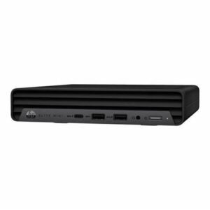 HP Elite 800 G9 - Wolf Pro Security - mini desktop - Core i5 12500 / up to 4.6 GHz - RAM 16 GB - SSD 256 GB - NVMe - UHD Graphics 770 - Gigabit Ethernet - Win 10 Pro (includes Win 11 Pro Licence) - monitor: none - keyboard: UK - with HP Wolf Pro Security Edition (1 year)