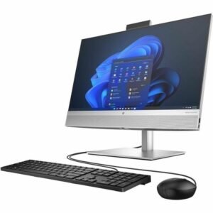 HP EliteOne 840 G9 - Wolf Pro Security - all-in-one - Core i5 12500 / up to 4.6 GHz - RAM 16 GB - SSD 512 GB - NVMe - UHD Graphics 770 - Gigabit Ethernet, Bluetooth 5.2, IEEE 802.11ax (Wi-Fi 6E) - Bluetooth 5.2, 802.11a/b/g/n/ac/ax (Wi-Fi 6E) - Win 10 Pro (includes Win 11 Pro Licence) - monitor: LED 23.8" 1920 x 1080 (Full HD) @ 60 Hz touchscreen - keyboard: UK - with HP 5 years Next Business Day Onsite Hardware Support for Desktops - with HP Wolf Pro Security Edition (1 year)