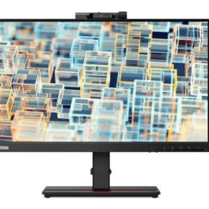 Lenovo ThinkVision T22v-20 - LED monitor - 21.5" - 1920 x 1080 Full HD (1080p) @ 75 Hz - IPS - 250 cd/m≤ - 1000:1 - 4 ms - HDMI, VGA, DisplayPort - speakers - raven black