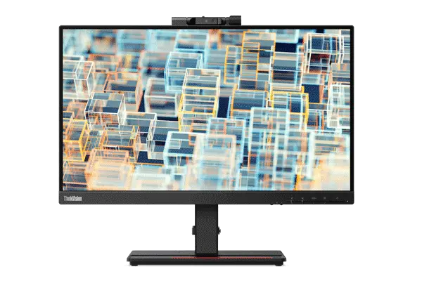 Lenovo ThinkVision T22v-20 - LED monitor - 21.5" - 1920 x 1080 Full HD (1080p) @ 75 Hz - IPS - 250 cd/m≤ - 1000:1 - 4 ms - HDMI, VGA, DisplayPort - speakers - raven black