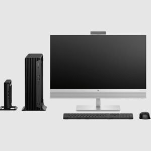 HP Elite 800 G9 - Wolf Pro Security - mini desktop - Core i7 13700T / up to 4.9 GHz - vPro - RAM 16 GB - SSD 512 GB - NVMe, TLC - UHD Graphics 770 - Gigabit Ethernet, IEEE 802.11ax (Wi-Fi 6E), Bluetooth Dual-Mode - 802.11a/b/g/n/ac/ax (Wi-Fi 6E), Bluetooth 5.3 wireless card - Win 11 Pro - monitor: none - keyboard: UK - Smart Buy - with HP Wolf Pro Security Edition (1 year)