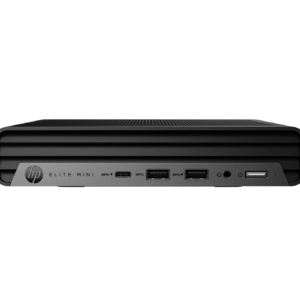 HP Elite 800 G9 - Wolf Pro Security - mini desktop - Core i5 13500T / up to 4.6 GHz - RAM 8 GB - SSD 256 GB - NVMe - UHD Graphics 770 - Gigabit Ethernet, IEEE 802.11ax (Wi-Fi 6E), Bluetooth Dual-Mode - 802.11a/b/g/n/ac/ax (Wi-Fi 6E), Bluetooth 5.3 wireless card - Win 11 Pro - monitor: none - keyboard: UK - Smart Buy - with HP Wolf Pro Security Edition (1 year)
