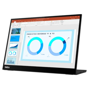 Lenovo ThinkVision M14d - LED monitor - 14" - portable - 2240 x 1400 @ 60 Hz - IPS - 375 cd/m≤ - 1500:1 - 6 ms - 2xUSB-C - raven black - Campus