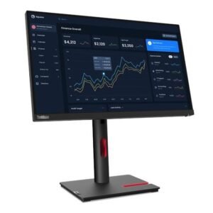 Lenovo ThinkVision T23i-30 - LED monitor - 23" - 1920 x 1080 Full HD (1080p) @ 60 Hz - IPS - 250 cd/m≤ - 1000:1 - 4 ms - HDMI, VGA, DisplayPort - raven black