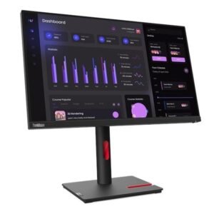 Lenovo ThinkVision T24i-30 - LED monitor - 23.8" - 1920 x 1080 Full HD (1080p) @ 60 Hz - IPS - 250 cd/m≤ - 1000:1 - 4 ms - HDMI, VGA, DisplayPort - raven black