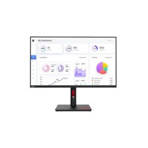 Lenovo ThinkVision T32p-30 - LED monitor - 31.5" - 3840 x 2160 4K - IPS - 350 cd/m≤ - 1000:1 - HDR10 - 4 ms - HDMI, DisplayPort, USB-C - raven black