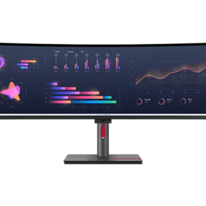 Lenovo ThinkVision P49w-30 - LED monitor - curved - 49" - 5120 x 1440 @ 60 Hz - IPS - 350 cd/m≤ - 2000:1 - DisplayHDR 10 - 4 ms - Thunderbolt 4, 2xHDMI, DisplayPort - speakers - raven black