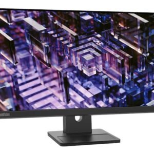 Lenovo ThinkVision E24q-30 - LED monitor - 24" (23.8" viewable) - 2560 x 1440 QHD @ 100 Hz - IPS - 300 cd/m≤ - 1300:1 - 4 ms - HDMI, DisplayPort - speakers - raven black