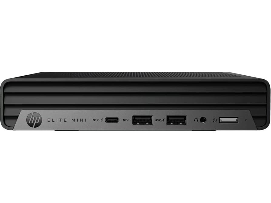 HP Elite 600 G9 - Mini - Core i5 12500T / up to 4.4 GHz - RAM 8 GB - SSD 256 GB - NVMe, TLC - UHD Graphics 770 - Gigabit Ethernet, Bluetooth 5.2, IEEE 802.11ax (Wi-Fi 6E) - Bluetooth 5.2, 802.11a/b/g/n/ac/ax (Wi-Fi 6E) - Win 11 Pro - monitor: none - keyboard: UK