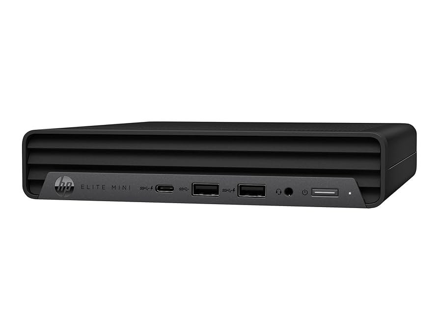 HP Elite 600 G9 - Mini - Core i5 12500T / up to 4.4 GHz - RAM 16 GB - SSD 256 GB - NVMe, TLC - UHD Graphics 770 - Gigabit Ethernet, Bluetooth 5.2, IEEE 802.11ax (Wi-Fi 6E) - Bluetooth 5.2, 802.11a/b/g/n/ac/ax (Wi-Fi 6E) - Win 11 Pro (includes Win 10 Pro Licence) - monitor: none - keyboard: UK - with HP 3 years Next Business Day Onsite Hardware Support for Desktops
