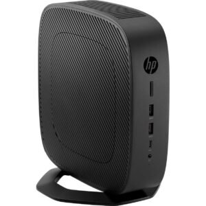 HP t740 - Thin client - SFF - 1 x Ryzen Embedded V1756B / up to 3.6 GHz - RAM 8 GB - flash 32 GB - Radeon Vega 8 - Gigabit Ethernet - Win 10 IoT Enterprise for Thin Clients - monitor: none