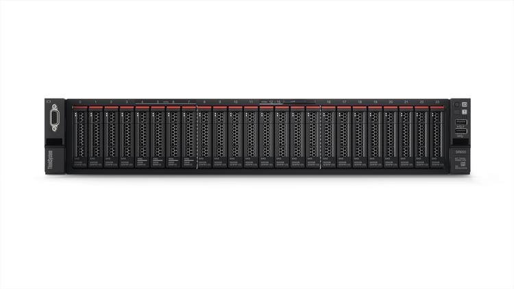 Lenovo ThinkSystem SR650 7X06 - Server - rack-mountable - 2U - 2-way - 1 x Xeon Silver 4210R / up to 3.2 GHz - RAM 32 GB - SAS - hot-swap 2.5" bay(s) - no HDD - G200e - no OS - monitor: none