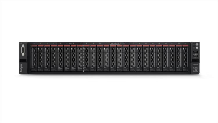 Lenovo ThinkSystem SR650 7X06 - Server - rack-mountable - 2U - 2-way - 1 x Xeon Silver 4208 / up to 3.2 GHz - RAM 32 GB - SAS - hot-swap 2.5" bay(s) - no HDD - G200e - no OS - monitor: none