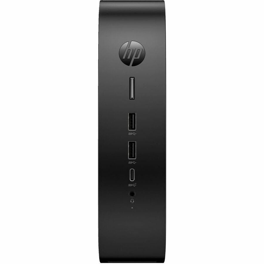 HP Elite t755 - Thin client - SFF - 1 x Ryzen Embedded V2546 / up to 3.95 GHz - RAM 8 GB - flash 32 GB - eMMC - Radeon Graphics - Gigabit Ethernet - HP ThinPro - monitor: none - keyboard: UK - TAA Compliant