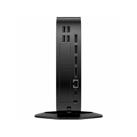 HP Elite t755 - Thin client - SFF - 1 x Ryzen Embedded V2546 / up to 3.95 GHz - RAM 8 GB - flash 32 GB - eMMC - Radeon RX 6300 - Gigabit Ethernet - HP ThinPro - monitor: none - keyboard: UK - TAA Compliant