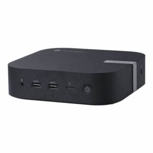 ASUS Chromebox 5 G3103UN - Mini PC - 1 x Core i3 1220P / 1.5 GHz - RAM 8 GB - SSD 128 GB - Iris Xe Graphics - GigE, 2.5 GigE, Bluetooth 5.2, 802.11ax (Wi-Fi 6E) - WLAN: Bluetooth 5.2, 802.11a/b/g/n/ac/ax (Wi-Fi 6E) - Chrome OS - monitor: none - eco black