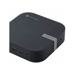 ASUS Chromebox 5 S7009UN+ - Mini PC - 1 x Core i7 1260P / 2.1 GHz - RAM 16 GB - SSD 256 GB - Iris Xe Graphics - GigE, 2.5 GigE, Bluetooth 5.2, 802.11ax (Wi-Fi 6E) - WLAN: Bluetooth 5.2, 802.11a/b/g/n/ac/ax (Wi-Fi 6E) - Chrome OS - monitor: none - eco black