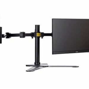Iiyama DS1002D-B1 - Stand - adjustable arm - for 2 monitors - black - screen size: 10"-30" - desktop stand - for ProLite E2783QSU-B1, XU2495WSU-B1, XUB2495WSU-B1