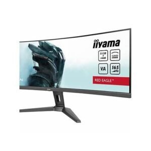 iiyama G-MASTER Red Eagle GCB4580DQSN-B1 - LED monitor - gaming - curved - 45" (44.5" viewable) - 5120 x 1440 Dual Quad HD @ 165 Hz - VA - 450 cd/m≤ - 3000:1 - HDR400 - 0.8 ms - 2xHDMI, DisplayPort - speakers - black, matte