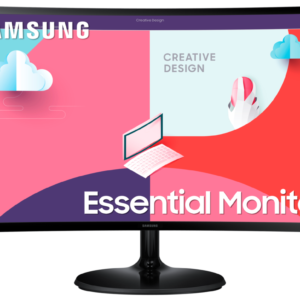 Samsung S24C360EAU - S36C Series - LED monitor - curved - 24" - 1920 x 1080 Full HD (1080p) @ 75 Hz - VA - 250 cd/m≤ - 3000:1 - 4 ms - HDMI, VGA - black