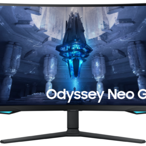 Samsung Odyssey Neo G7 S32BG750NP - G75NB Series - QLED monitor - gaming - curved - 32" - 3840 x 2160 4K @ 165 Hz - VA - 350 cd/m≤ - 1000000:1 - Quantum HDR 2000 - 1 ms - 2xHDMI, DisplayPort - black