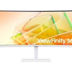 Samsung ViewFinity S6 S34C650TAU - S65TC Series - LED monitor - curved - 34" (34" viewable) - 3440 x 1440 UWQHD @ 100 Hz - VA - 350 cd/m≤ - 3000:1 - HDR10 - 5 ms - 2x Thunderbolt 4, HDMI, DisplayPort - speakers - warm white