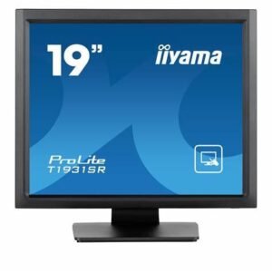 iiyama ProLite T1931SR-B1S - LCD monitor - 19" - touchscreen - 1280 x 1024 @ 75 Hz - IPS - 250 cd/m≤ - 1000:1 - 14 ms - HDMI, VGA, DisplayPort - speakers - black, matte finish