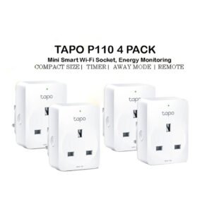 Tapo P110 V1.2 - Smart plug - energy monitoring - wireless - 802.11b/g/n - 2.4 Ghz (pack of 4)