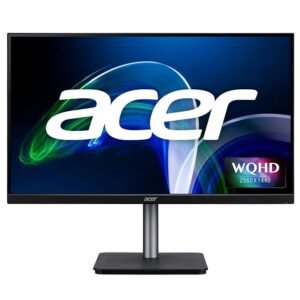 Acer CB273U bemipruzx - CB3 Series - LED monitor - 27" - 2560 x 1440 WQHD @ 75 Hz - IPS - 350 cd/m≤ - HDR10 - 1 ms - HDMI, DisplayPort, USB-C - speakers - black