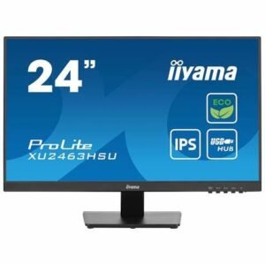 iiyama ProLite XU2463HSU-B1 - LED monitor - 24" (23.8" viewable) - 1920 x 1080 Full HD (1080p) @ 100 Hz - IPS - 250 cd/m≤ - 1300:1 - 3 ms - HDMI, DisplayPort - speakers - black, matte